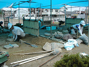 技能士練習風景